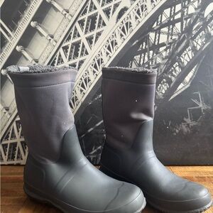 Hunter Gray Winter Boots
